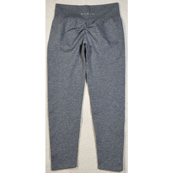 NVGTN Gray Scrunch Seamless Leggings - Picture 4 of 8